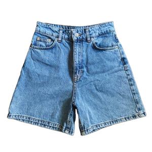 Pantalones cortos de mezclilla ecológicos de cintura alta para mujer Mezcla de algodón Alta calidad Venta al por mayor Orientado a la exportación Nueva llegada - Product Image 6