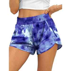 Hot Athletic Running Jogging Gym Sweat Short Workout Lounge Shorts para mujeres Transpirable 100% Algodón Cintura elástica de secado rápido - Product Image 1