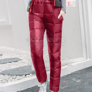 OEM Warm Unisex Puffer <b>Pants</b> Waterproof Windproof Winter <b>Down</b> Trousers Unisex Quilted Puffer Trousers - Product Image 4
