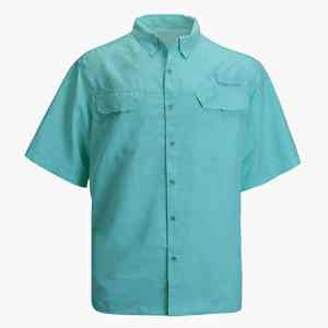 Camisa de Pesca para Hombre, Personalizada, Impermeable, con Protección Solar UPF 50, Transpirable, de Secado Rápido, Antibacteriana, con Botones, Spandex/Algodón - Product Image 1