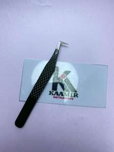 Pinzas para Pestañas de Acero Inoxidable, Herramientas de Belleza de Grado Profesional, Nano-Revestidas, Extensión de Pestañas, Agarre Fuerte, Sin Espacios, Suaves - Product Image 2