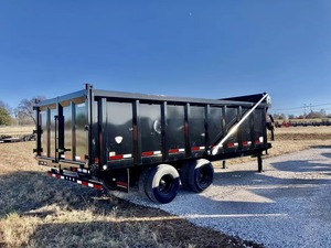 ATV <b>Trailer</b> Metal Dump Best Multi-Purpose Small Pull Design Small <b>Tractor</b> Tipping Mini Excavator Tipping 1500kg Load TILT Price - Product Image 1
