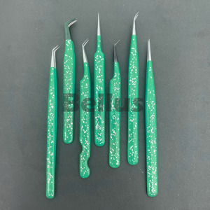 ขนตาปลอมมีความแม่นยำแวววาวหรูหราเครื่องมือขนตาแบบปลายบางเป็นพิเศษทำจากเส้นใยสำหรับต่อขนตาเพิ่มวอลลุ่มน้ำหนักเบาปรับแต่งโลโก้ได้ตามต้องการ - Product Image 1