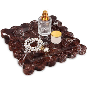 Acabado personalizado para los próximos festivales de Eid, perfecto como accesorio de regalo, bandeja de servicio de mármol ecológica para el hogar o el restaurante - Product Image 5