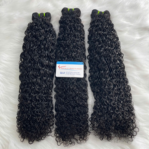 Hot Selling 2025 Pixie <b>Curly</b> Double Drawn Weft Hair Bundles Virgin Curl Vietnamese Human Hair <b>Extensions</b> - Product Image 2