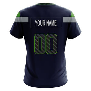 Camisetas de Fútbol Americano Personalizadas para Adultos, Más Vendidas, Cómodas, de Manga Corta, 100% Poliéster - Product Image 2