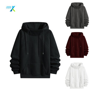 <b>Mens</b> Fleece Crew Neck Embroidered Hoodie Techwear <b>Pullover</b> Sweatshirt Casual Loose Fit Warm Breathable Lightweight Winter - Product Image 1