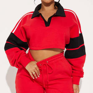 Conjunto Deportivo de Alta Calidad para Mujer, Chándal con Cremallera, Nuevo Diseño de Dos Piezas, Felpa, Cómodo y Elegante - Product Image 5