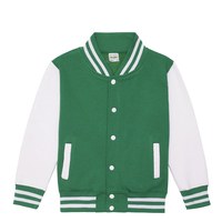 OEM Offre Spéciale Bomber en satin personnalisé Letterman Veste de baseball noir vert Eagles en satin pour hommes femmes tenue décontracté 280 Gsm