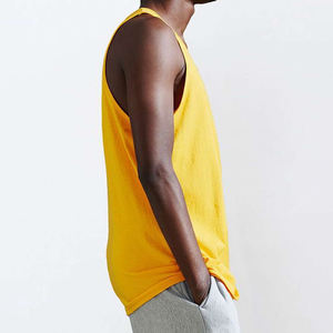 Blank Custom Manufacturer'<b>s</b> 100% Cotton Gym Fitness Bodybuilding Logo Print Muscle Workout <b>Men's</b> <b>Tank</b> <b>Top</b> - Product Image 4