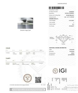 B2B อัญมณีสำหรับ GIA ได้รับการรับรอง1.05 CT เพชรสีขาวหลวมสี J ธรรมชาติไหล FL บริสุทธิ์บริสุทธิ์ CA-7ขัดตัดอดีตสำหรับเครื่องประดับ - Product Image 3