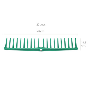 Rastrillo de Polipropileno Profesional de 20 Púas - Product Image 2
