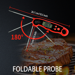 Thermomètre de cuisson numérique à réponse rapide avec grand écran LCD pour viande, lait, bonbons, grillades et pâtisserie - Product Image 5