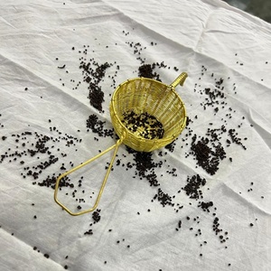 Made in India Modern Brass Fine Wire <b>Mesh</b> Tea <b>Strainer</b> for Loose Tea Hand Woven Tea <b>Strainer</b> for Home & Hotel Usage - Product Image 5