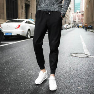 Pantalones de chándal informales de talla grande para hombre con diseño de logotipo personalizado OEM, estilo Hip Hop de invierno, antiarrugas, Parte delantera plana, ajuste holgado - Product Image 5