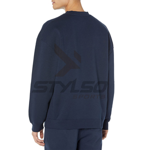 Survêtement d'hiver écologique taille XL pour hommes nouveau sweat à col rond en éponge française à manches longues séchage rapide polaire respirant - Product Image 2