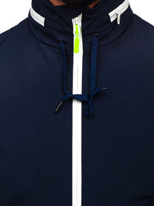 Chaqueta con cremallera de talla grande con estampado técnico de secado rápido de invierno para adultos, chaqueta Cortavientos reversible ligera para hombre - Product Image 6