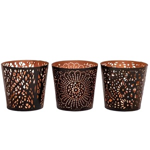 เชิงเทียนเหล็กแบบเชิงเทียนสำหรับตกแต่งบ้านทำจากโลหะเชิงเทียนสำหรับ2024เทียนหอม - Product Image 5