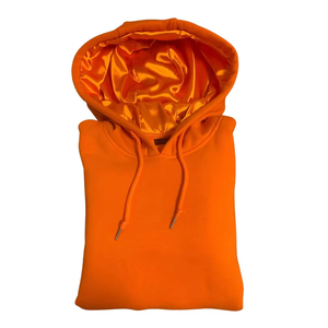 เสื้อมีฮู้ดขนาดใหญ่พิเศษบุผ้าซาตินเนื้อนุ่มพิเศษสำหรับทุกเพศผ้าฝ้าย100% ปรับแต่งได้สำหรับฤดูหนาวพร้อมการปรับแต่งโลโก้และแบรนด์ - Product Image 1