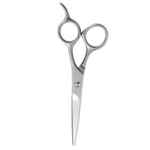 Tijeras de peluquero personalizables OEM para corte de pelo, hoja de acero inoxidable con mango de goma disponible en diferentes tamaños - Product Image 3