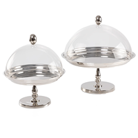 Support à gâteau de luxe de qualité supérieure en métal, couleur et forme personnalisées, décoration d'intérieur
