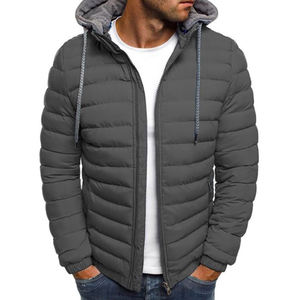 Nuevo diseño de calidad superior de los hombres Puffer Bubble Down Jacket Heavy Zipper up Bubble Jacket para hombre - Product Image 5