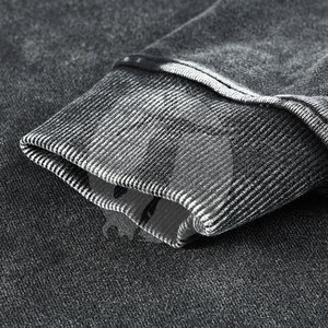 Sudaderas transpirables de secado rápido con lavado ácido, logotipo de impresión personalizado, sudaderas con capucha de lavado ácido para hombres de alta calidad - Product Image 5