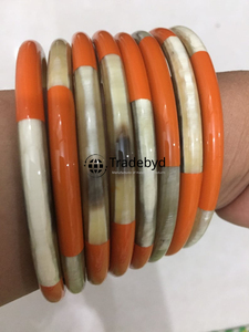 กำไลข้อมือทำมือจากเขาสัตว์ งานฝีมือระดับพรีเมียม เครื่องประดับสไตล์โบฮีเมียน ของขวัญสำหรับทุกเพศทุกวัย หลายขนาด ขายส่งโดย Tradebyd - Product Image 2