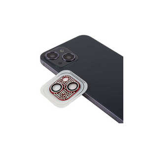 Protector de Lente de Cámara Netzy SAFA CL-08 de Aleación de Aluminio Rojo para iPhone 13 Mini - Product Image 1