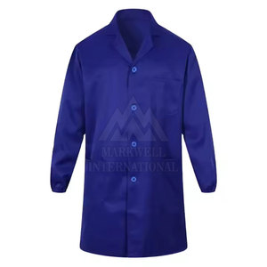 Blouses de laboratoire personnalisées avec logo, de haute qualité, couleur unie, prix bas, vente en gros de blouses de laboratoire pour la vente en ligne - Product Image 1