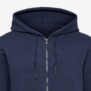 Classic Zipper Blank Hoodie for Men Full Custom Zip Hoodie High Quality Comfortable Customized Size Cotton/Polyester Knitted - Product Image 6