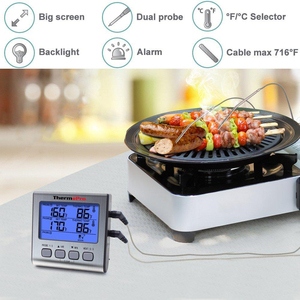 Termómetro Digital para Carne ThermoPro TP17 con Doble Sonda y Pantalla LED - Product Image 4