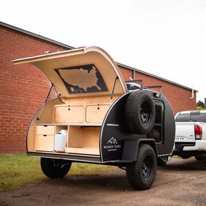 Entrega rápida Venta caliente Offroad Teardrop Camping Trailer Mini caravana Compre ahora en stock y listo para la venta a precio mayorista - Product Image 1