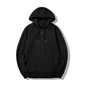 Sweats à capuche zippés unis personnalisés pour hommes vente en gros de sweats à capuche zippés lourds de qualité supérieure à bas prix 100% coton thermique - Product Image 2