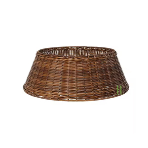 Collier d'arbre détachable en jacinthe d'eau fait à la main en osier naturel jupe d'arbre de Noël pour la décoration de la maison avec quantité minimale de commande bas du Vietnam - Product Image 5