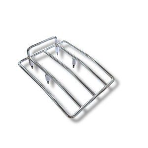 Portaequipajes trasero cromado Lambretta LI S1 + S2 + TV1 + TV2 - Tipo Pequeño - Product Image 1