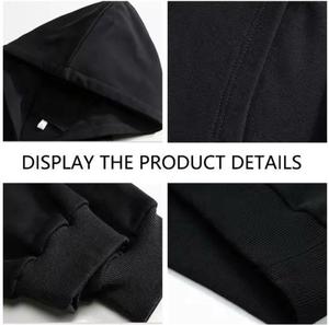 2025 nuevo OEM personalizado Unisex algodón polar chándal moda Sudadera con capucha pantalones de chándal conjuntos-2 piezas impreso verano chándal de talla grande - Product Image 4