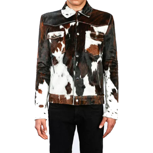 Cuir de chèvre Faux Design Premium Produits textiles Veste en cuir Mode American Wear Veste en cuir de chèvre Faux fourrure - Product Image 1