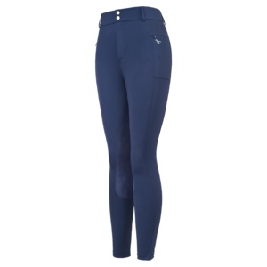 Pantalon d'équitation le plus vendu 2026 – Culotte d'équitation blanche et marine avec personnalisation complète. - Product Image 4