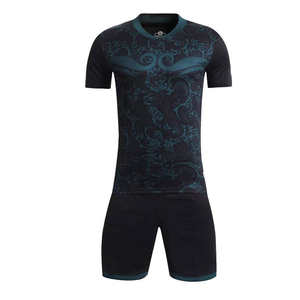 Conjunto de Camiseta de Fútbol Estampada para Hombre, Uniforme Deportivo Personalizable, 100% Poliéster, Gran Venta - Product Image 1