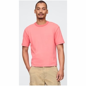 เสื้อยืดผ้าฝ้าย100% สำหรับผู้ชายเสื้อยืดลายเรียบลำลองออกแบบโลโก้ได้ตามต้องการ - Product Image 3