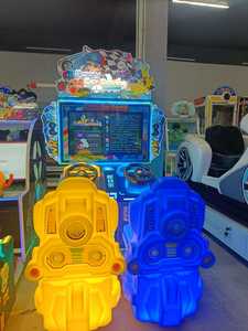Vente chaude 32 pouces 2 joueurs simulateur de voiture drôle jeu de course Machine arcade à jetons pour les enfants - Product Image 2