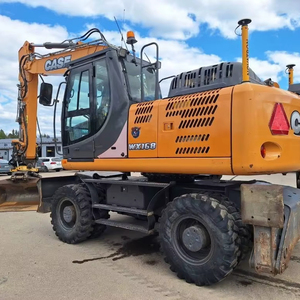 Excavadoras Hidráulicas de Ruedas Usadas CASE WX210E, de Cuatro Ruedas, de 30 y 20 Toneladas, Componentes de Excavadora de 10 Toneladas, PLC de Operación, en Venta - Product Image 1