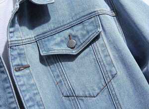 Vente en gros de vestes pour hommes noires personnalisées de haute qualité, vestes en jean pour hommes très vendues, vestes en jean lavables de haute qualité - Product Image 3