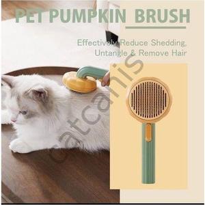 Dream Plus Design zucca pettine abbottonato per animali domestici pulizia automatica spazzola per cani gatto collettore pettine - Product Image 2