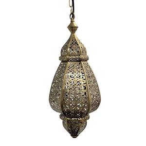 Linterna de Metal de diseño hecho a mano de latón AK con vidrio en tarro de vela estándar con acabado recubierto de polvo para decoración de cafetería/Decoración de festivales - Product Image 4