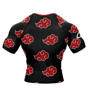 Custom Fight NoGi Mma Perform Compress camiseta hombres Bjj Gi Jiu Jitsu personalizado manga corta Rashguard venta al por mayor RashGuard - Product Image 2