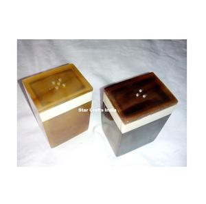 Juego de Salero y Pimentero de Cuerno Estilo Vintage, Accesorios de Cocina, Botellas de Especias de Cuerno con Soporte para el Hogar, Gran Venta - Product Image 4