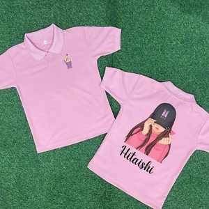 100% algodón personalizable para polos para niños uniformes escolares de manga larga grupo de edad primaria niños patrón sólido - Product Image 2