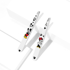 Pinzas para Cejas Elegantes de Acero Metálico con Punta Inclinada de 4 Pulgadas, Recubiertas de Papel en Varios Colores - Product Image 4